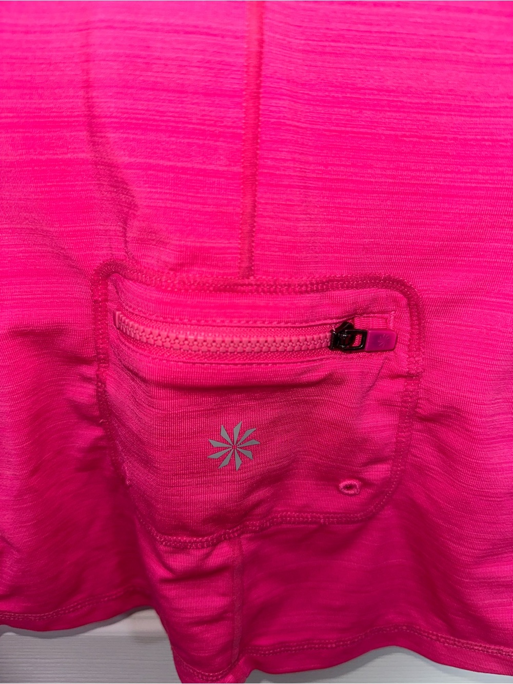 Athleta Hot Pink Zip-Front Performance Tank - Picture 8 of 13